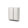 Qusinox Voorraadkast | RVS | Schuifdeuren | Diepte 600 | Hoogte 2000 | Breedte 1200-1600mm