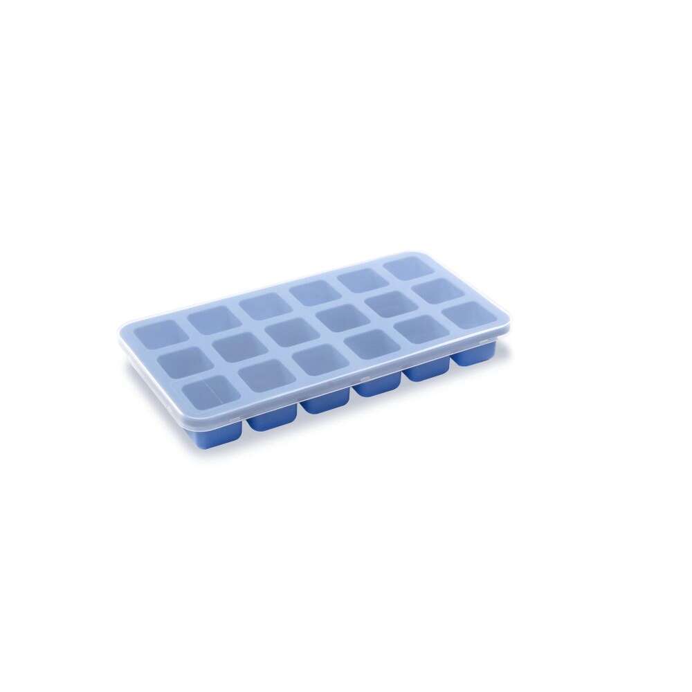 IJsblokjesvorm met deksel, BarUp, Blauw, 217x114x(H)30mm