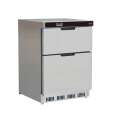Combisteel Koelkast | 101L | RVS | +2°C/+8°C | Geforceerd | 2 Laden | Wielen | 600x605x810mm