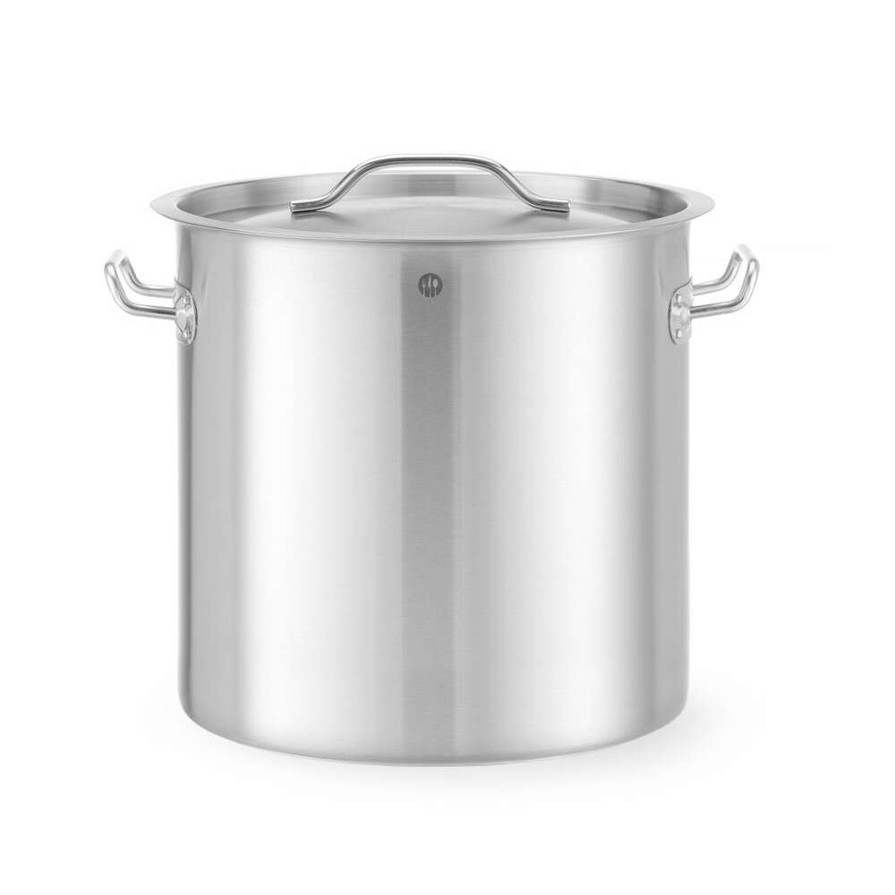 Hendi Kookpan Hoog Met Deksel | Budget Line | 21L | Ø300x300mm | RVS