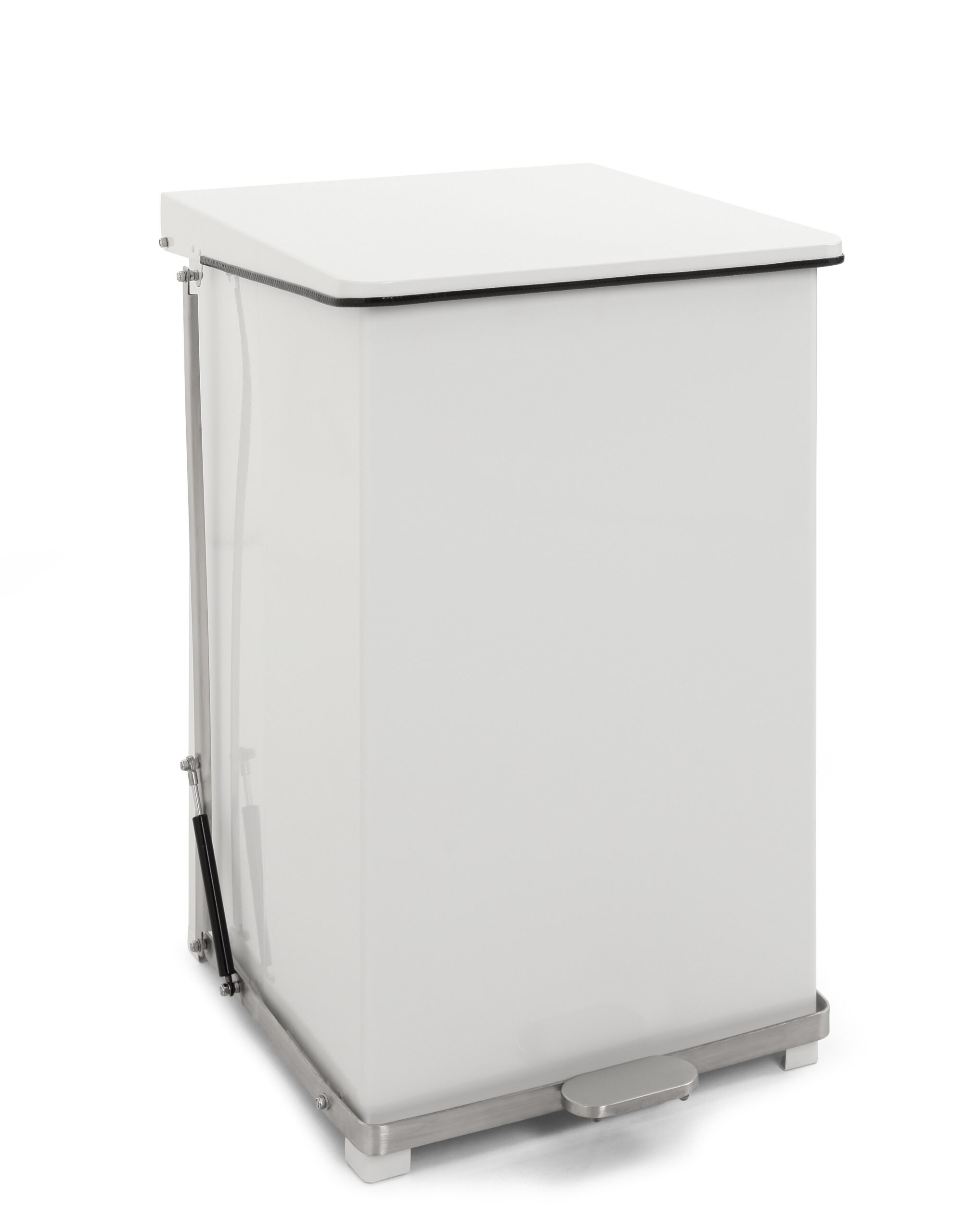 V-Part Industriële Pedaalemmer | 152L | Wit | 535x538x780mm