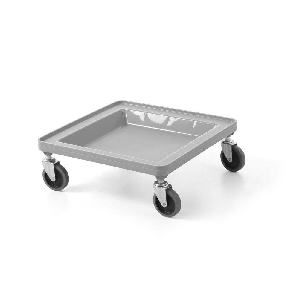 Onderstel voor universele rekken van 500×500 mm, AmerBox, Lichtgrijs, 500x500x(H)180mm