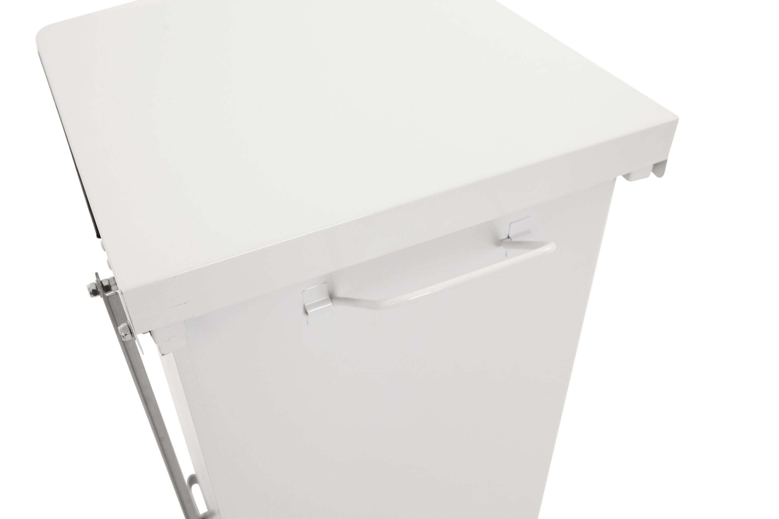 V-Part Industriële Pedaalemmer | 45L | Wit | 370x370x590mm - Afbeelding 2