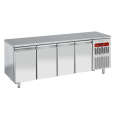 Diamond Bakkerij Koelwerkbank | Energiezuinig | 760L | 4 Deuren EN600x400 | -2°C/+8°C | Geforceerd | 0.36kW | 2550x800x880/900mm