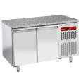 Diamond Bakkerij Koelwerkbank | PastryLine | Energiezuinig | 360L | 2 Deuren EN600x400 | -2°C/+8°C | Geforceerd | Natuursteen Werkblad | 1505x800x880/900mm