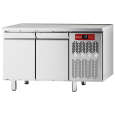 Diamond Koelwerkbank | PLATINUM LINE | Energiezuinig | 260L | 2 Deuren 1/1 GN | -2°C/+8°C | Geforceerd | Vochtigheid Instelbaar | 1351x680x900mm