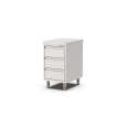Qusinox Werkbank | 600 LINE | RVS | 3/6 Laden | GN 1/1 Compatibel