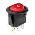 Wipschakelaar 250V AC | 6A | Zwart/Rood