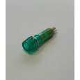Signaallamp Ø10mm 230V Groen | Vlaksteker 6,3mm