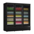 UNNICOOL Koelkast 1530L | Zwart | 0°C/+10°C | Geforceerd | Draaideuren