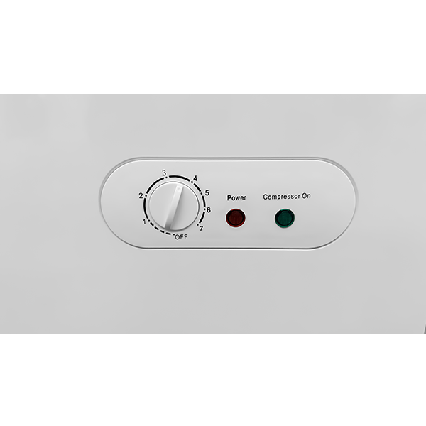 Unnicool Vrieskist | Wit/RVS | 558L | -18°C/-25°C | Statisch | Kanteldeksel | 1535x720x830mm - Afbeelding 5