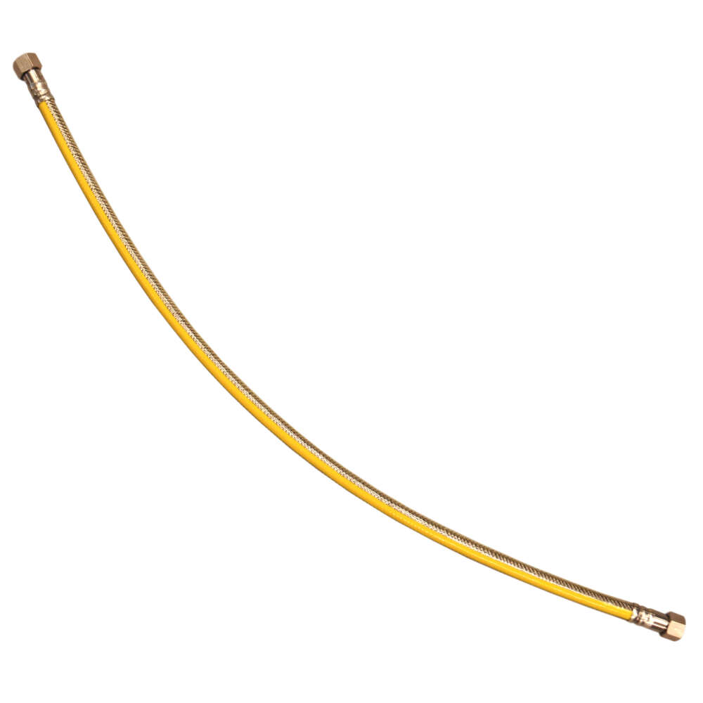 Gasslang | RVS Superflex DN12 | M24 wartel | Gastec QA | 1000 mm