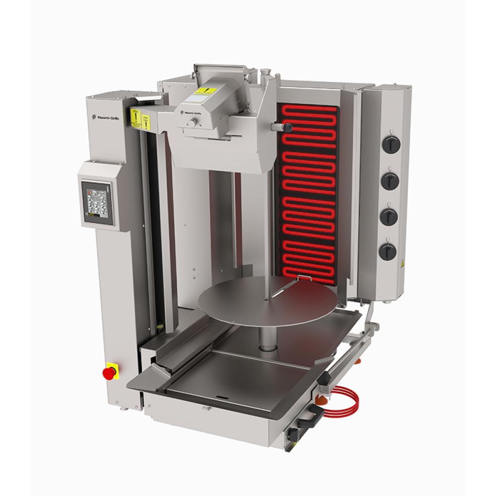 Naomi Grills RB.4.E | Robot Döner Grill | Elektrisch | 4 Elementen | 6.4 kW | 400V | 720x980x1260mm