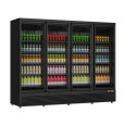 Unnicool Drankenkoeling | 2025L | Zwart | 0°C/+10°C | Geforceerd | Draaideuren | Wielen | 2508x710x1997mm