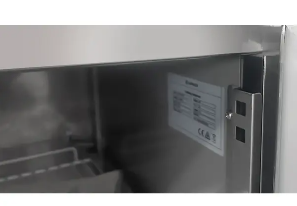 Koelwerkbank | 550L | 4 Deuren (1/1 GN) | +2°C/+8°C | Geforceerd | Wielen (Geremd) | 2230x700x850mm - Afbeelding 3