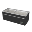 Unnicool Supermarkt Vrieskist | 850L | Zwart | -18°C/-22°C | Statisch | Schuifdeksels | 2100x850x870mm