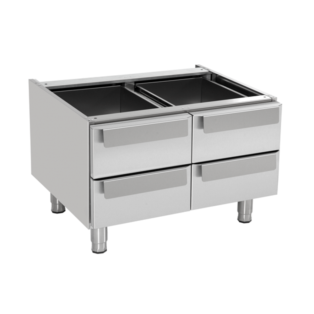 Unninox Onderstel | 700 SERIE | RVS | 4 Laden | 800x700x600mm