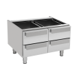 Unninox Onderstel | 700 SERIE | RVS | 4 Laden | 800x700x600mm