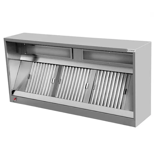 Unninox Afzuigkap | PREMIUM | Doosmodel | Excl. Motor | Verlichting | 3000x1100x450mm - Afbeelding 3