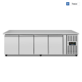 Unnicool Vrieswerkbank | 550L | 4 Deuren 1/1 GN | -18°C/-22°C | Geforceerd | Wielen | 2230x700x850mm