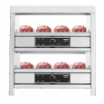 Makfry Burger Warmhoudvitrine | BURGER HOT DISPLAY HD20 | RVS | Cap. 64 Burgers | 2.6 kW | 230V | 730x600x750mm