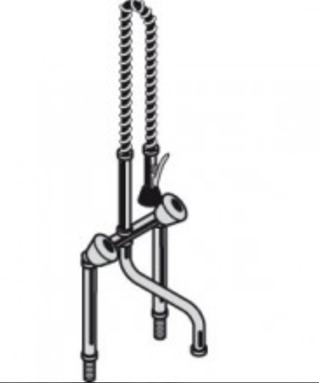 | Hobart | Handdouche / Mengkraan Combinatie | 2 Gats | RVS |