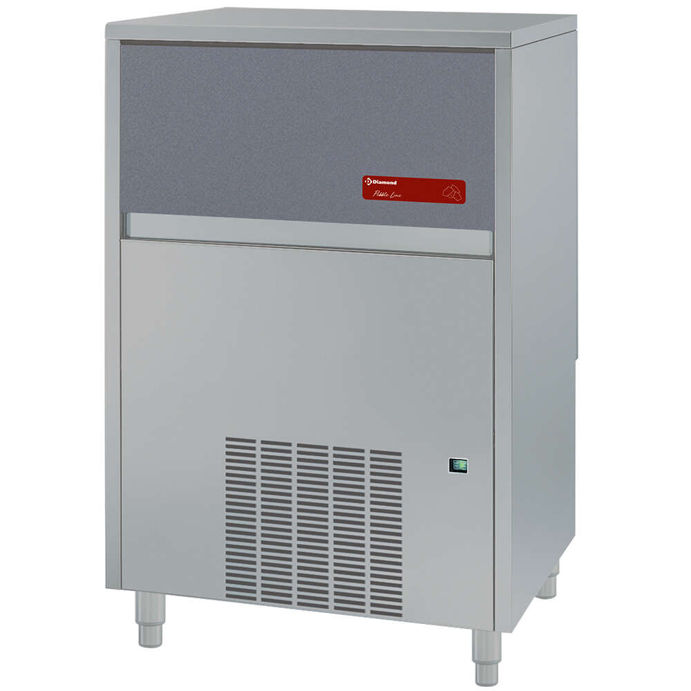 Diamond Korrelijsmachine | PEBBLE LINE | 146kg/24u | Bunker 50kg | Luchtgekoeld | 738x690x1020/1170mm