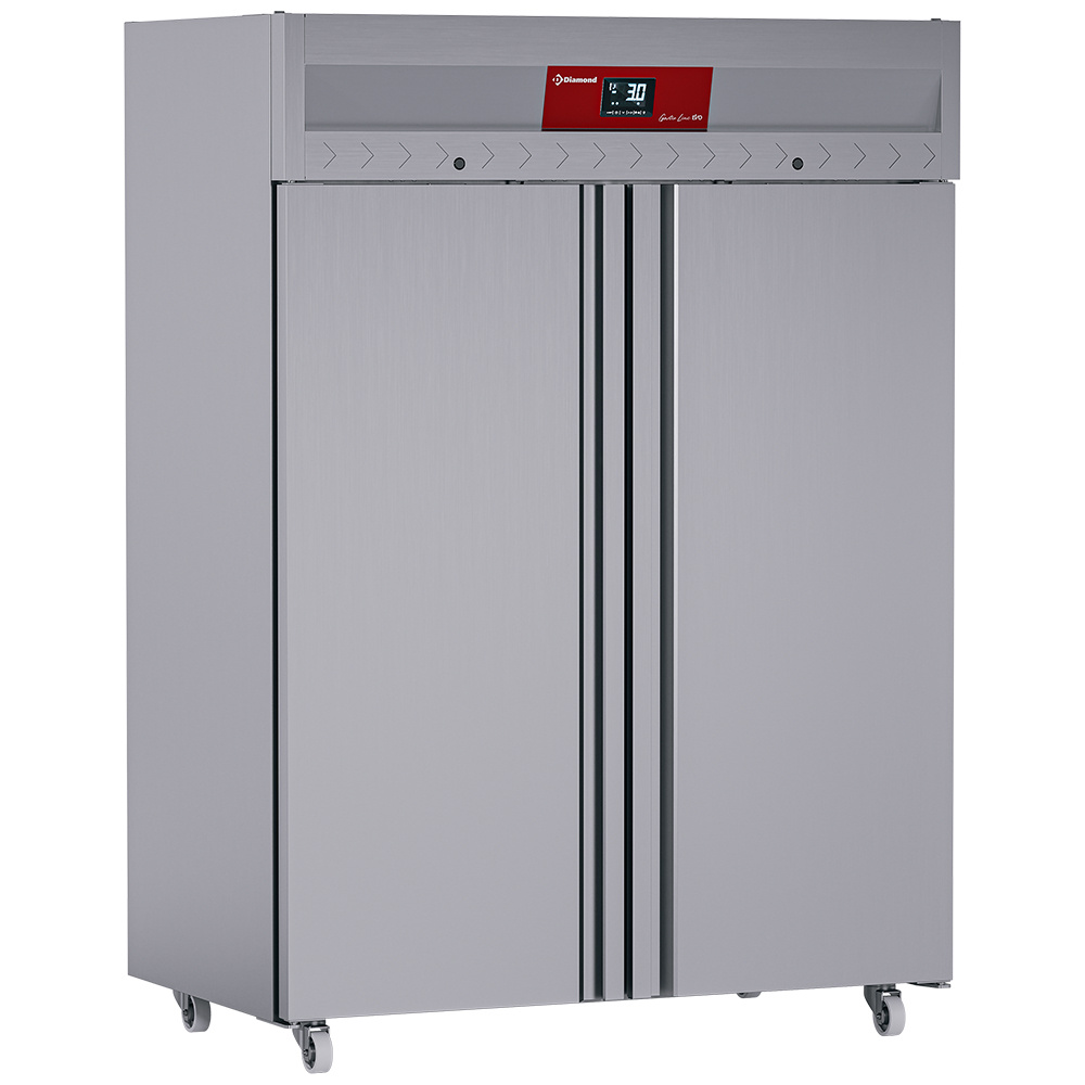 Diamond Vrieskast | GASTRO LINE EVO | 1400L (2/1 GN) | RVS | -15°C/-25°C | Geforceerd | Wielen | 1440x840x2020mm