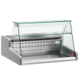 Diamond Toonbank Vitrine | Geventileerde Koeling | Glasopbouw | 2 Deuren | 230V | 1000x700x850mm