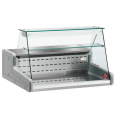 Diamond Toonbank Vitrine | Geventileerde Koeling | Glasopbouw | 2 Deuren | 230V | 2000x930x660mm