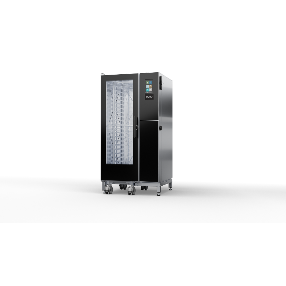 Leventi Invoq | Hybrid 20 | Combisteamer | 20x GN 1/1 | Inrijwagen | Boiler + Injectie | Touchscreen | CareCycle | 1021×920×1850mm