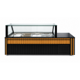 GOLD/PRZ SK-190 saladette met glazen presentatiegedeelte en geïntegreerd kassagedeelte